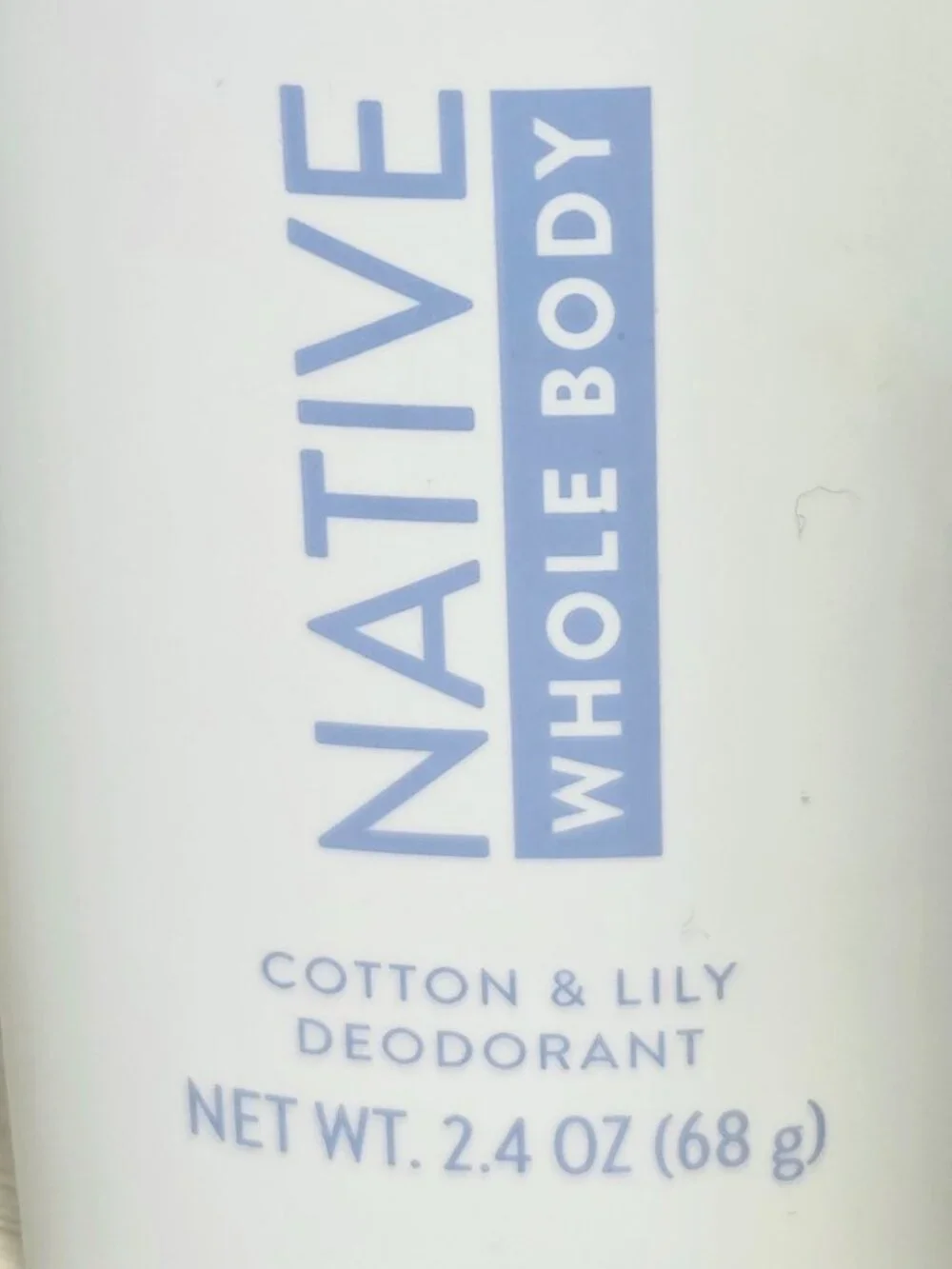 Native Sensitive Whole Body Deodorant Aluminum Free Cotton & Lily Scent 2 pack